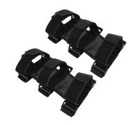 Tomantery Adjustable Rugged Fire Extinguisher Mount Strap for UTV, Secure Wrap Around Design for Enhanced Safety, 2PCS Roll Bar Fire Extinguisher Holder for Replacement for JK, JKU