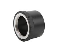 Tomantery Aluminum Alloy T2-FX Adapter Ring Durable Manual Focus for Fuji FX Mount Camera for X-A1 X-A2 Users
