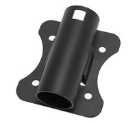 Tomantery Antennae Pole Mount Adapter Durable Stainless Steel Outdoor U Screw/Fastener Clamp Bracket for V2 Satellite Dish - for RV, Yacht - Black