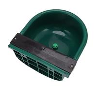 Tomantery Automatic Livestock Drinking Bowl Strong Plastic Drink Sink for Cattle, Sheep, and Horses Excellent Wear and Tear Resistant Drinking Equipment for Pets and Livestock Green