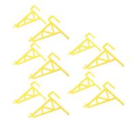 Tomantery Beehive Frame Holder Sturdy Plastic Beehive Bracket Rack for Beekeepers, Easy-to-Use Bee Frame Stand, for Beekeeping Inspection, Gardens and Farms, 10pcs (Yellow)