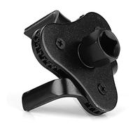 Tomantery Black Oil Filter Wrench Portable Strong Grip Tool for Automotive Maintenance Workers Steel 1pc