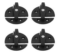 Tomantery Boat Cabinet Twist Latch, 59mm Turn Button Lock Reinforced Nylon Easy To Use 4 Sets Durable for RV for Yacht
