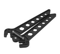 Tomantery Bow Stand, Portable Folding Support with Adjustable and Built in Spring for Compound Bow, Outdoor Hunting Shooting Accessories