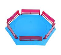 Tomantery Burst Gyro Exciting Spinning Top Duel for Kids Black PP Material Toy Accessory (Pearl Blue)