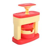 Tomantery Button Maker Machine Easy DIY Badge Press for Kids Red, Artistic & Educational Tool for Art Schools, Plastic and Alloy