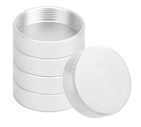 Tomantery C Mount Lens Cap Portable Aluminum Alloy Protective Cover for Camera Lens, 5Pcs Rear Cover for C-mount