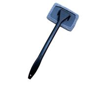 Tomantery Car Windshield Cleaner Dual Function Defogger and Scrubber Suitable for Cars and Household Plastic Polyester Black Blue 15.7x4.9x3.5in (Blue)