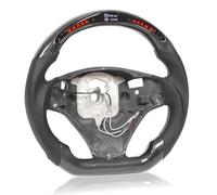 Tomantery Carbon Fiber LED Display Shift Lights Steering Wheel for M3 E90 E92 E93 DCT 2007-2013, Racing Design, Real-time Data Display, for Racing Enthusiasts