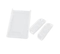 Tomantery Clear Rigid Split Protective Case for , Highly Transparent Console Cover for Gamers, Plastic Material
