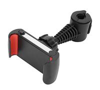 Tomantery Club Mobile Phone Stand 360 Degrees Rotation Bracket for Stick Shooting Clip Selfie Record for Golfer Posture Correction Black Red Suitable for All Players ABS+PVC 1PCS (HRT black and red