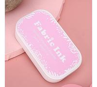 Tomantery Colorful Stamp Ink Pad with Clear Printing, Multiple Purpose Painting Accessory for Crafts, 10 Optional Colors, Size: 3.74x2.17" Applicable Scene: Scrapbooking (BD-234 Bubble Gum Powder)