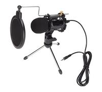 Tomantery Condenser Microphone Kit Professional, Cardioid Studio Mic Kit for Recording Podcasting Voice Over Streaming Studio, Streaming Condenser Microphone, Podcasting