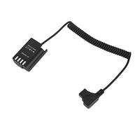 Tomantery D Tap to DMW DCC17 Coiled Cable for S5 S5K GH5II G9 Digital Camera, Continuous Power Supply, Portable, ABS, Metal Material