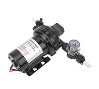 Tomantery Diaphragm Water Pump Self Priming High Flow 5.0GPM 18.9LPM for RV Marine Boat, Safety Features, Durable Engineering Plastic Material
