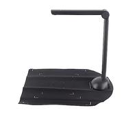 Tomantery Document Camera Scanner Efficient 10MP OCR Real Time Projection for Online Teaching A3 A4 USB Aluminum Alloy Black