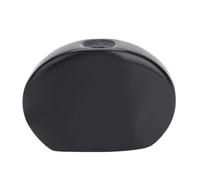 Tomantery Durable Resin Guitar Tuning Peg Buttons Head for Smooth Finger Safety, Environmental Friendly Decorative Guitar Parts, #2-#7 Options (Oval black gloss)