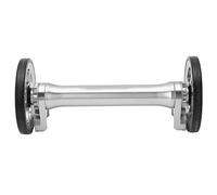 Tomantery Easy Wheels Extension Bar Lightweight Aluminum Alloy Telescopic Folding Cycle Extension Rod for 3sixty (Silver)