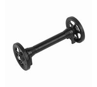 Tomantery Easy Wheels Extension Bar Lightweight Aluminum Alloy Telescopic Folding Cycle Extension Rod for 3sixty (Black)