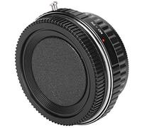 Tomantery Fikaz MD-PK Adapter Ring Durable with Glass Correct Lens Full Manual Operation for Lenses to Camera, for K100D, K10D, K-3, Aluminium Alloy, Shown