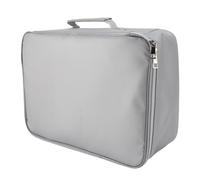 Tomantery Fireproof Portable Document File Organizer Box with Lock for Office Home Travel Storage Books Crafts Toys for Fireproof File Organizer