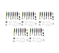 Tomantery Fishing Lures Soft Baits Set Complete Tackle Box Accessories for Freshwater Saltwater Fishing for Everyone