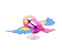 Tomantery Flapping Wings Bird on Car Weather Resistant PVC Fun Flaps Wings Flying Bird for Bikers Riders Decor