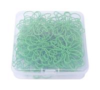 Tomantery Flower Shaped Green Paper Clips Cute and Firm for Document Organization for Office, School, and Crafting 50PCS