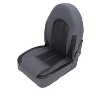 Tomantery Folding Boat Seat Durable Comfortable with Backrest for Yacht Captain Pontoon Cruise Ship Marine Environment