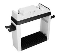 Tomantery Game Controller Charging Base Efficient 6 in 1 Smart Console Storage Rack for Controllers, Large Space, Durable Material for Gamers