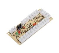 Tomantery Game USB Encoder Durable Control Panel for Game PC and Host, Black Color, Compact Size, Suitable for Fighting Enthusiasts (CY-822A)