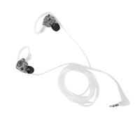 Tomantery Gaming Wired Earbuds with Powerful Bass for Immersive Experience and 25dB Noise Reduction, Super Linear Driver Headphones for PC Game Console, Black Double Pin Cable