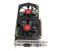 Tomantery GPU Video Card, GTX750TI 4GB GDDDR5 128BAT 3800MHz Memory Frequency PCB Card 2560x1600 Graphic Game with Resolution with Double Fan for Pc