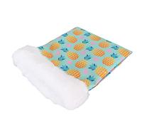 Tomantery Hamster Sleeping Bag Soft Warm Hideout Pouch for Small Pets, Cozy Small Animal, Durable Oxford Cloth and Flannel, 1 Unit (S)
