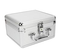 Tomantery Hard Drive Storage Box Shockproof 20 Bays Safety Lock Aluminum Alloy for 2.5in Hard Drives Not Inclube Disk, for Data Managers