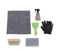 Tomantery Headstone Cleaner Efficient Deep Kit for Gravestones for Tombstone Daily Care Plastic Brush Sponge Gloves Marble