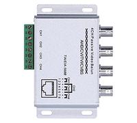 Tomantery High Definition 4 Channel Passive Video Twisted Pair Transceiver for CCTV Signal Conversion to Balanced Signal Balun for Video Conferencing