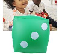 Tomantery Inflatable PVC Dice Fun Educational Prop Game Toy for Clubs Water Activities Suitable for Above 1 Year Old Red 1 X Inflatable Dice (Green)