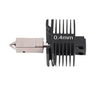 Tomantery Integrated Nozzle Hotend Kit for Lab X1 P1P P1S 3D Printer, Leakproof Ceramic Heating Hot End Set for High Temp Printing, PLA ABS PETG TPU PC, Copper Plated (0.4mm)