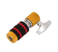 Tomantery Jazz Drum Clutch, Anti Rust Metal Hi Hat Cymbal Clutch (Yellow) | Wear Resistant Hi Hat Drop Clutch for Jazz Drum Parts, Easy to Install, Fine Workmanship
