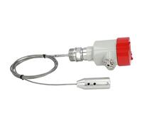 Tomantery Liquid Level Sensor Compact Non Contact Intelligent Cable Type Guided Wave 0-5m for Liquid Solid Powder 4-20mA DC24V for Industrial Use