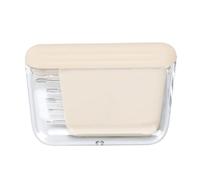 Tomantery Magnetic Sewing Needle Case Convenient Portable Needle Storage Box with 10 Needles for Embroidery Quilting Hand Sewing for on The Go Crafting (Apricot)