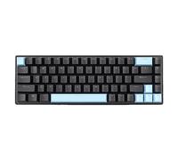 Tomantery Mechanical Keyboard, Riña Key Game Keyboard and Game Blue Switch 68 Keys for the Family (Black Blue)