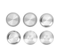 Tomantery Metal Thumb Grips for Edge Controller, Durable Aluminum Alloy Joystick Replacement Accessories for Pro Controller, Enhanced Game Experience for All Gamers (Silver)