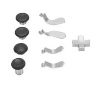 Tomantery Metal Thumbsticks Replacement with Smooth Gameplay for Controller Series 2 Core for Gamers Stainless Steel (Silver Grey)