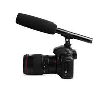 Tomantery Microphone Professional Excellent Sound Quality Wired for Video Camcorder DSLR DV Cameras ABS Metal