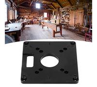 Tomantery Milling Flip Board Woodworking Trimming Machine Base Plate Practical Labor-Saving for 8mm Universal Routing Insert Templates