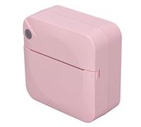 Tomantery Mini Portable Ergonomic Design Thermal Paper Printer for Home Office, Wireless Connection for Girls and Kids, Inbuilt 800mah Lithium Battery (Pink, 1 Pack) (Pink)
