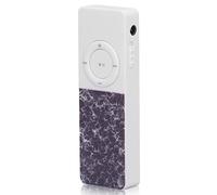 Tomantery MP3 Music Player, Mini Music Player Lossless Sound Supports Up To 64GB Multifunction Slim Long Battery Life Simple Buttons for Outdoor (Black)