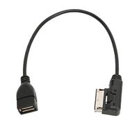 Tomantery Music Interface Adapter Cable 1.0ft Rechargeable USB Adapter for A6L Q5 Q7 A8 S5 A5 A4L A3,ABS Material